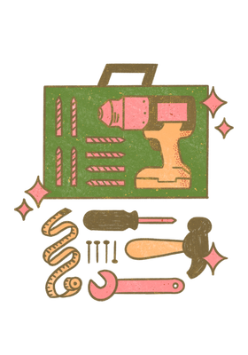 Decorative illustration right